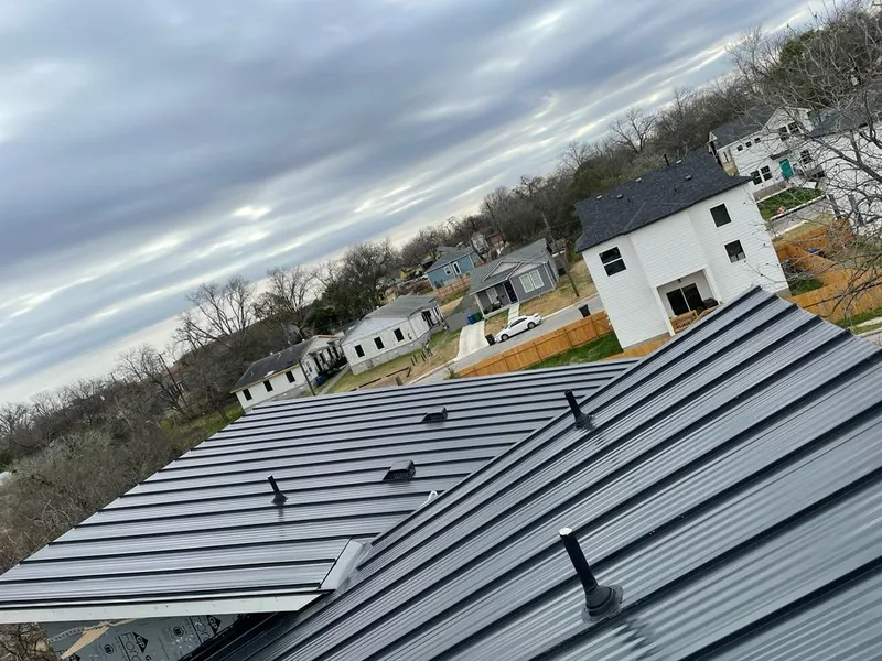 Standing seam metal roof panels with vents for Skylight Repair in Wytheville